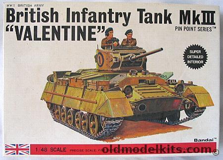 Bandai 1/48 Infantry Tank MkIII Valentine, 8364 plastic model kit
